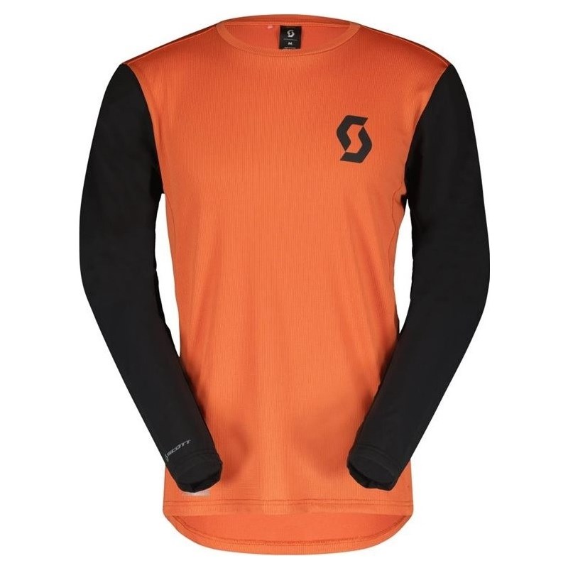 Scott Cykeltröja Trail Vertic LS Braze Orange/Black