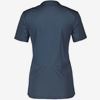 Scott Cykeltröja Dam Trail Flow Zip SS Metal Blue/Dark Blue