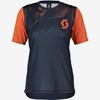 Scott Cykeltröja Dam Trail Vertic SS Dark Blue/Braze Orange