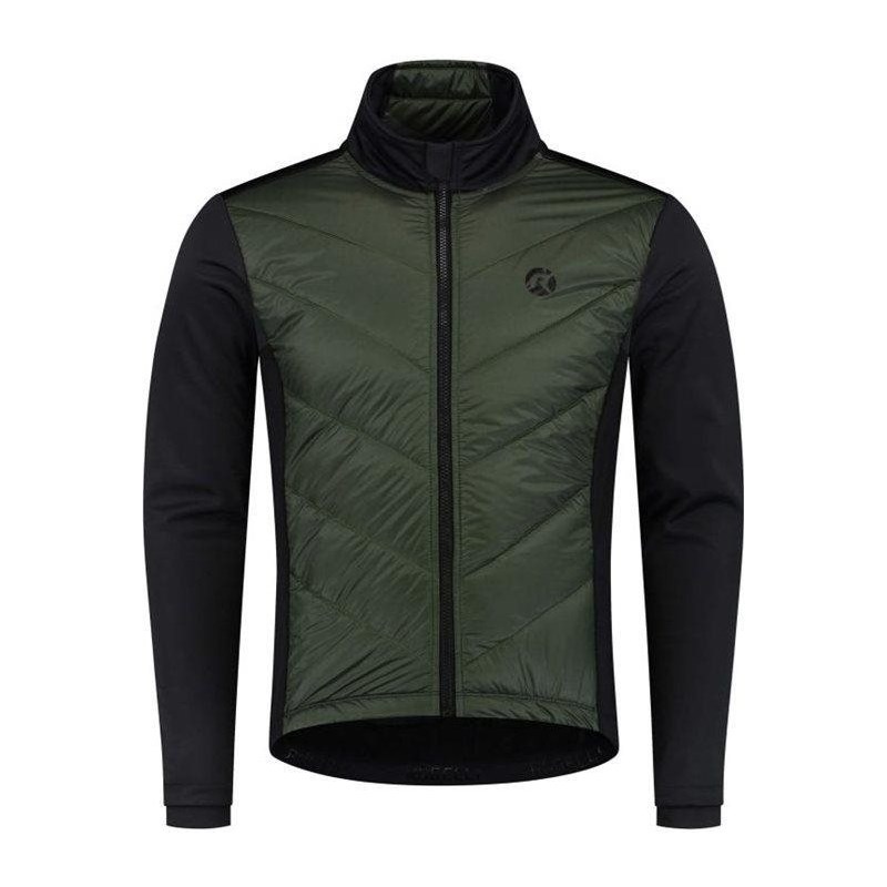 Rogelli Cykeljacka Wadded Ii Army Green/Black Grön/Svart