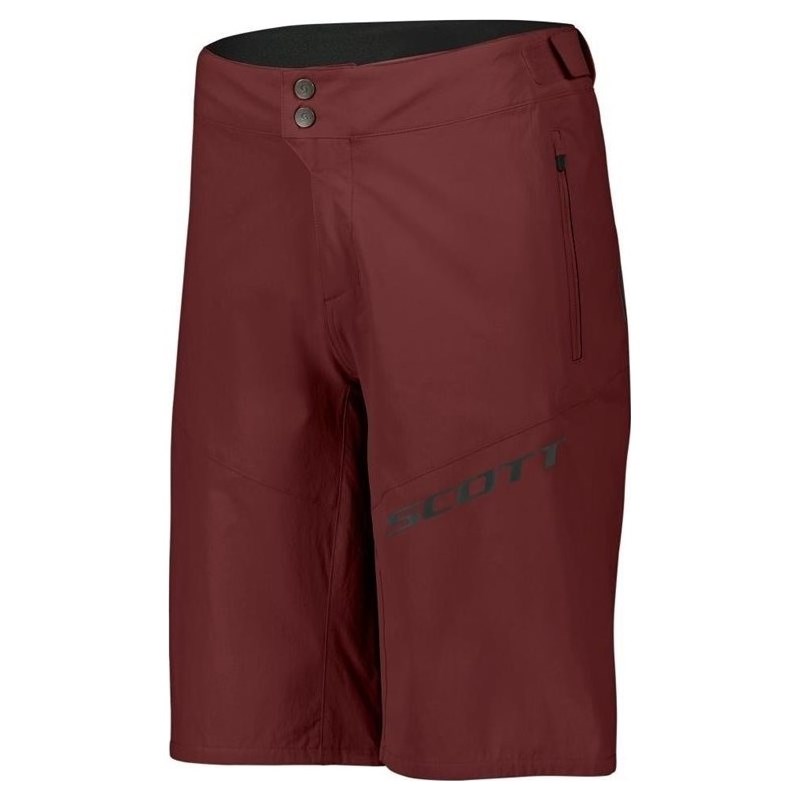 Scott Cykelbyxor Shorts Herr Endurance ls/fit w/pad Wood Red