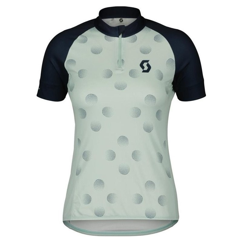 Scott Cykeltröja Dam Endurance 30 SS Fresh Green/Metal Blue