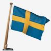 Båtflagga Sverige 50x31cm