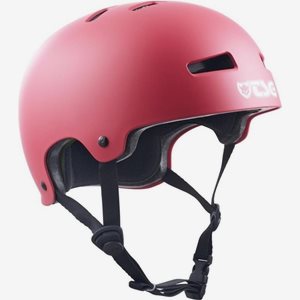 TSG Cykelhjälm Evolution Solid Color Helmet Satin Gentle Red