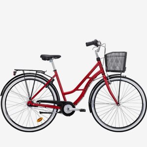 Sjösala Damcykel Amanda 7-Växlar 28 Tum Röd