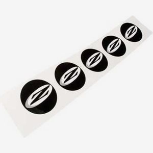 Zipp Täckdekal Z-Logo För Ventilhålet På Disc-Hjul 5-Pack