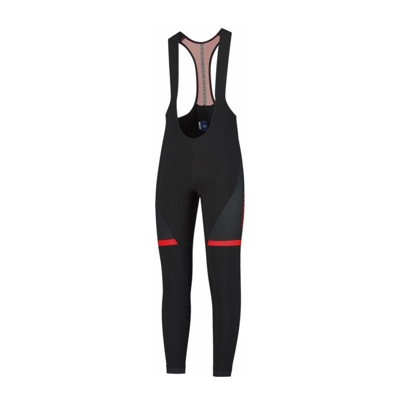 Rogelli Cykelbyxor Fuse Black/Red Svart/Röd