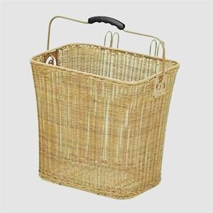 Tws Cykelkorg PlastPå Pakethållaren Med Handtag Beige 26-28"
