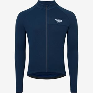 Void Cykeljacka Merino Jersey Ls Men Dark Blue Mörksininen
