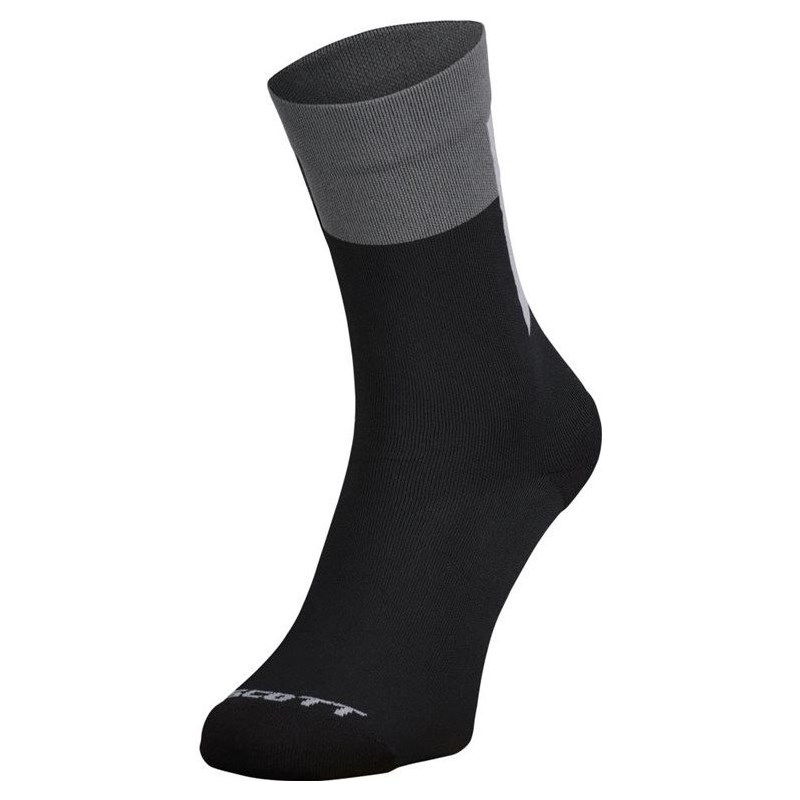 Scott CykelstrumporBlock Stripe Crew Black/Dark Grey