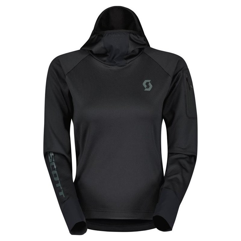 Scott Cykeljacka Hoody Dam Trail Storm LS Black Svart