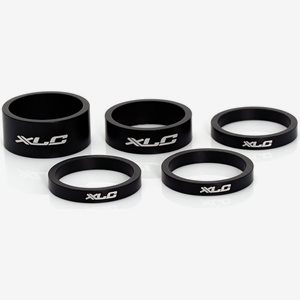 XLC Spacers AS-A02 5/10/15mm 1" Svart