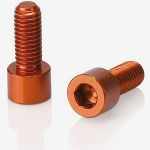 XLC BC-X02 Skruvar till Flaskställ alu 7075 M5 x 17 mm Titanium