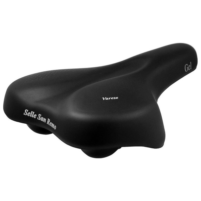 Selle San Remo Sadel Varese GEL Komfort265x200mm Svart