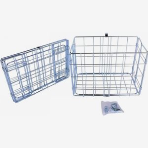 Wald Cykelkorg Pakethållare 582 Rear Folding Basket Silver