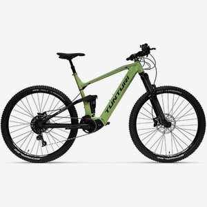 Tunturi El MTB e290Full 630Wh Green/Black Grön/Svart