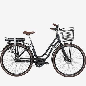 Kronan Elcykel Dam Frisk Svart