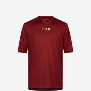 FOX Cykeltröja Ranger SS Jersey Wordmark Rust