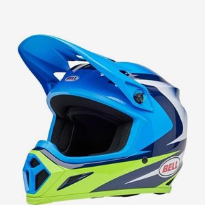 Bell Hjälm MX9 MIPS Jackal Gloss Blue/HiViz Yellow