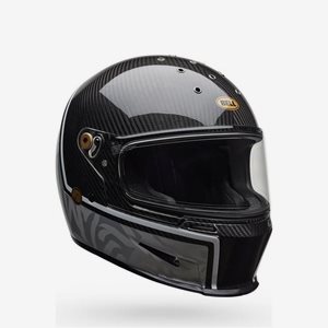 Bell Hjälm Eliminator Carbon RSD Journey Satin/Gloss Black/Gray
