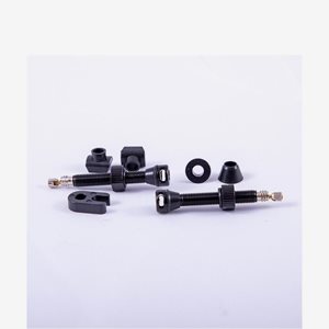 Tubelessventil Right For Bike Avancerad 44 mm Svart med extra fötter