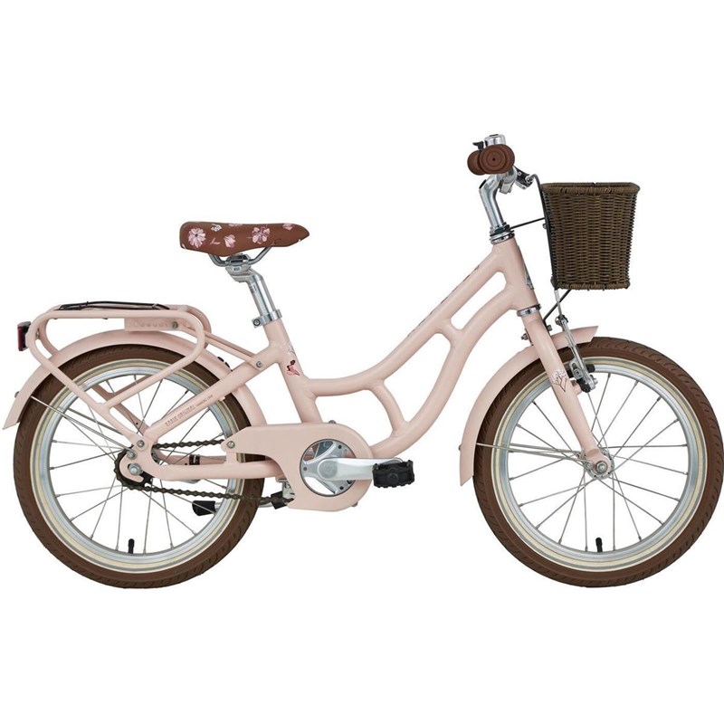 Barncykel Monark Lill Karin 16 Tum 0-Växlar Rosa