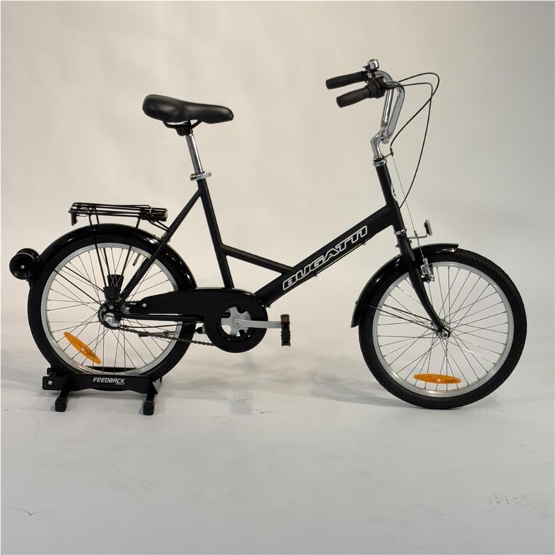 Begagnad Herrcykel Bugatti Minicykel 3-Växlar Mattsvart Fotbroms