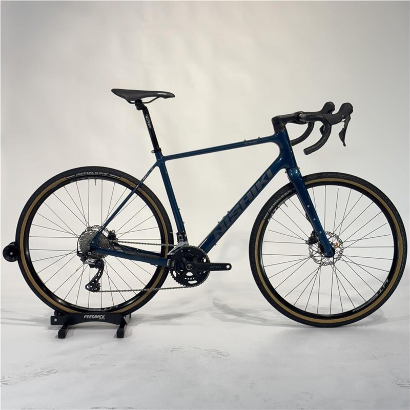 Begagnad Gravelbike Nishiki Zone Lagunblå 22-Växlar