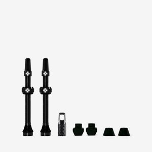 Tubelessventil Muc-Off Tubeless Valves 60 mm, aluminium, 2-pack, svart + ventilkärneverktyg