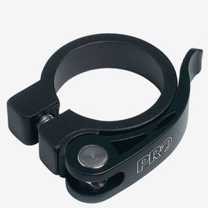 PRO Sadelklamma med snabbkoppling svart 31,8mm
