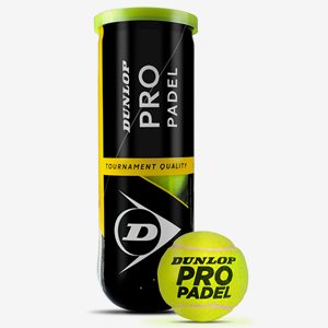 Dunlop Pro Padel Tournament Quality Balls, Padelbollar