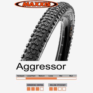 Däck Maxxis Aggressor TR/DoubleDown 58-584 (27.5 x 2.30) vikbart