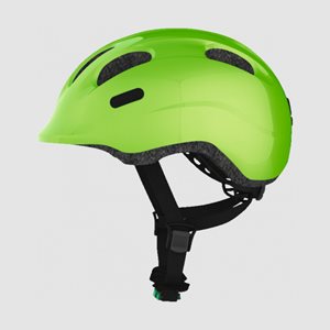 Cykelhjälm ABUS Smiley 2.0 Sparkling Green, grönt spänne