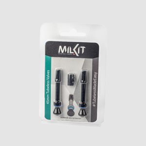 Tubelessventil milKit Valve Pack, 45 mm, aluminium, 2-pack