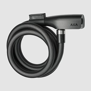 Spirallås AXA Resolute, 180 cm, Ø12 mm, inkl. fäste