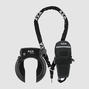 Ramlås AXA Defender + Ramlåskätting Plug-in AXA RLC, 140 cm, Ø5.5 mm + väska