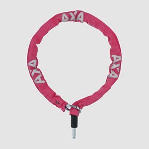 Ramlåskätting Plug-in AXA RLC, 100 cm, Ø5.5 mm, rosa
