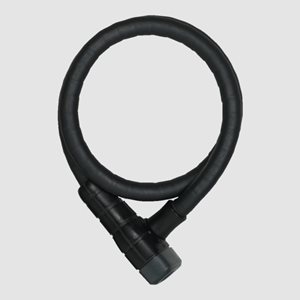 Spirallås ABUS Microflex 6615K, 85 cm, Ø15 mm, inkl. fäste (Snap Cage)