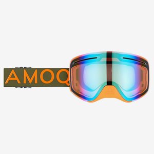 Goggles AMOQ VisionVent+ Magnetic Green/Orange Lins Gold Mirror