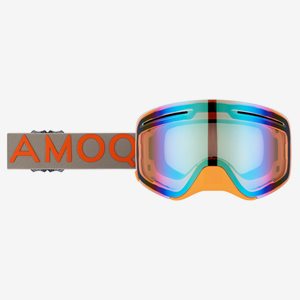 Goggles AMOQ VisionVent+ Magnetic Gray/Orange Lins Gold Mirror