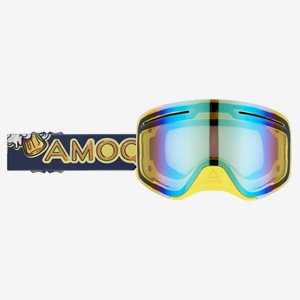 Goggles AMOQ VisionVent+ Magnetic BeerLins Gold Mirror