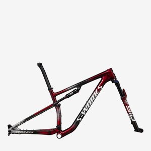 Cykelram Specialized Epic S-Works GLOSS RED TINT / BLACKTINT / FLAKE SILVER / GRANITE