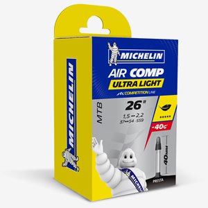 Cykelslang Michelin Aircomp Ultralight 37/54-559 Presta 40mm