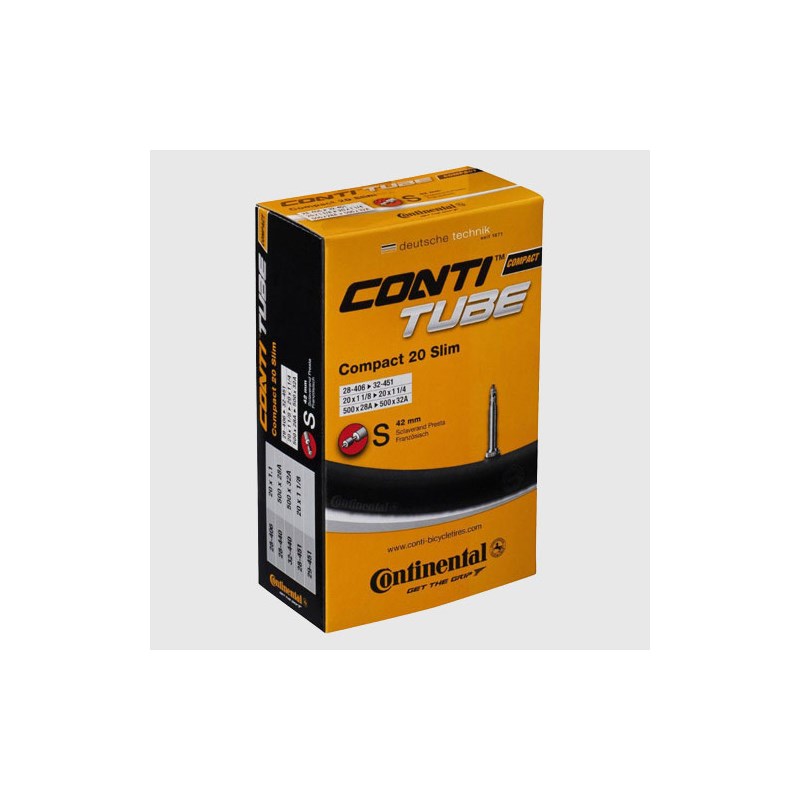 Slang Continental Compact Slim 20" 28/32-406 28/32-451 racerventil 42 mm