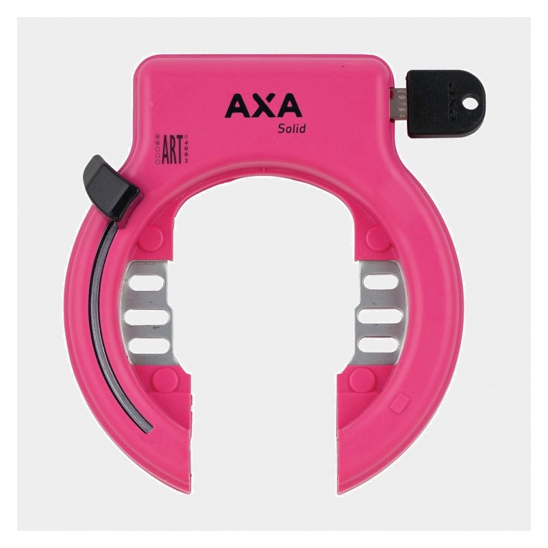 Ramlås AXA Solid, rosa