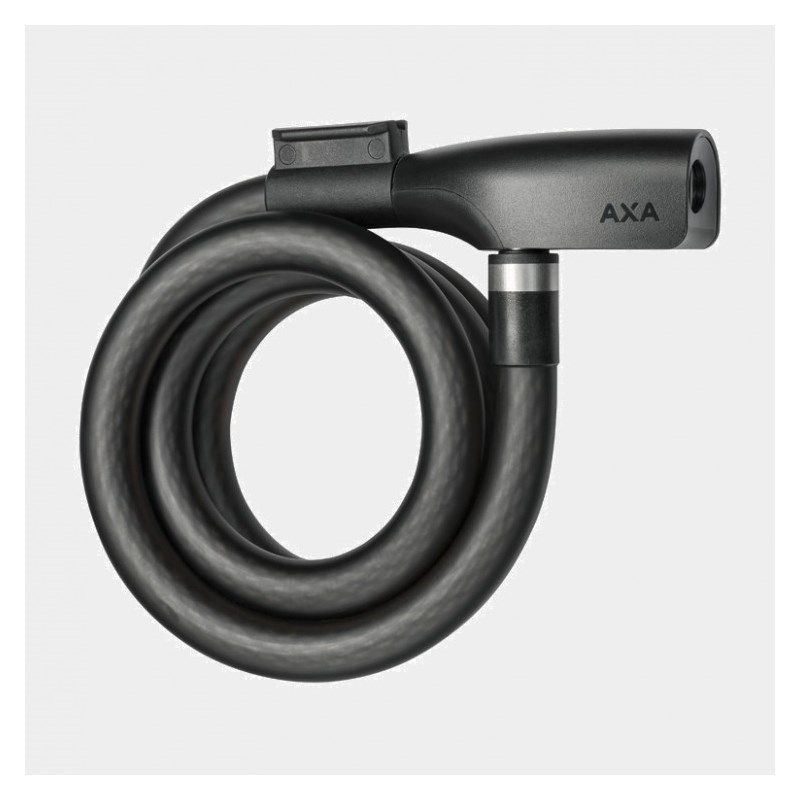 Spirallås AXA Resolute, 120 cm, Ø15 mm, inkl. fäste