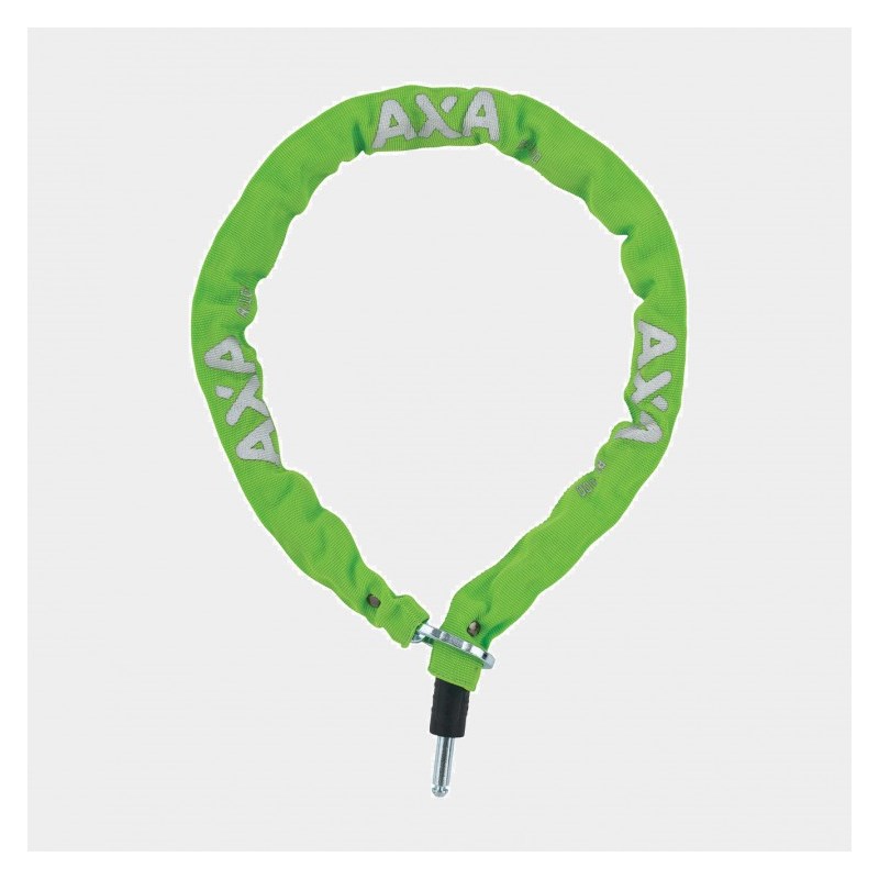 Ramlåskätting Plug-in AXA RLC, 100 cm, Ø5.5 mm, grön