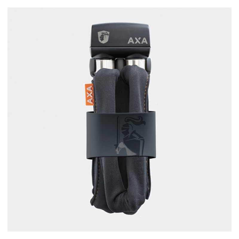 Vikbart lås AXA Foldable 600, 95 cm, grå, inkl. fäste