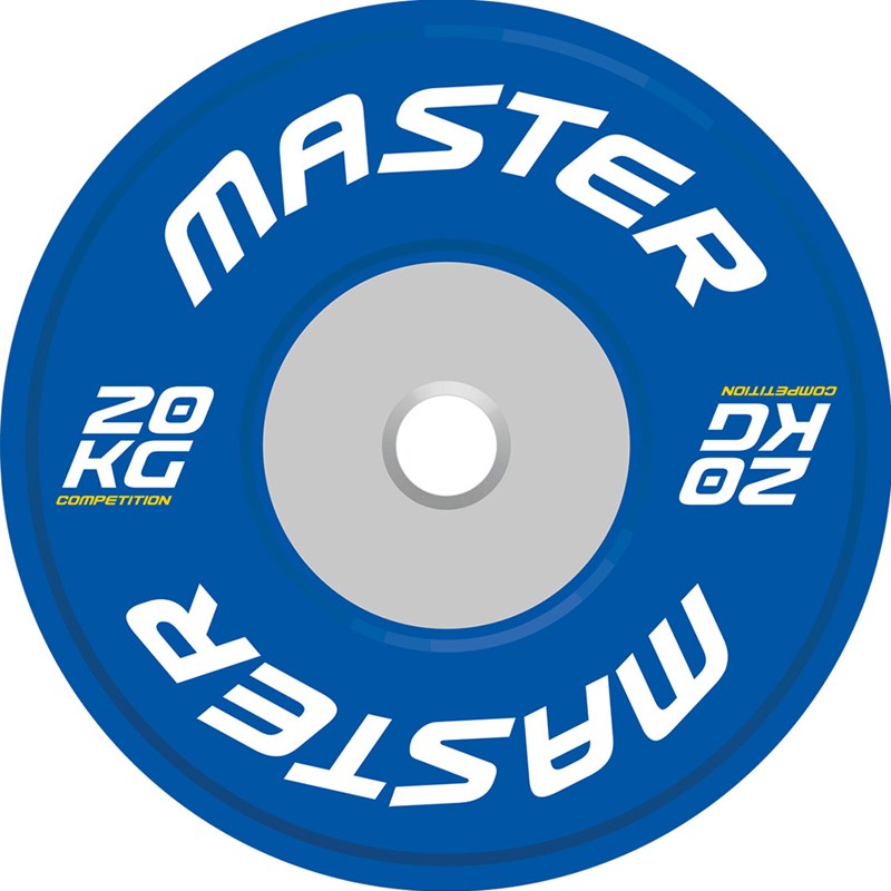 Master Fitness Viktskiva Bumper Competition Plate