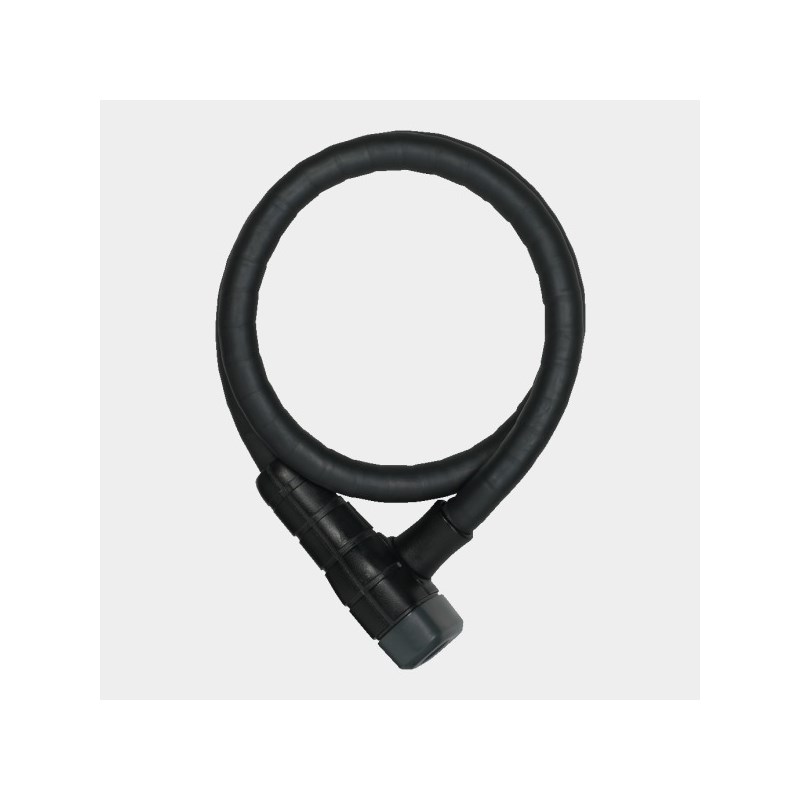 Spirallås ABUS Microflex 6615K, 85 cm, Ø15 mm, inkl. fäste (Snap Cage)